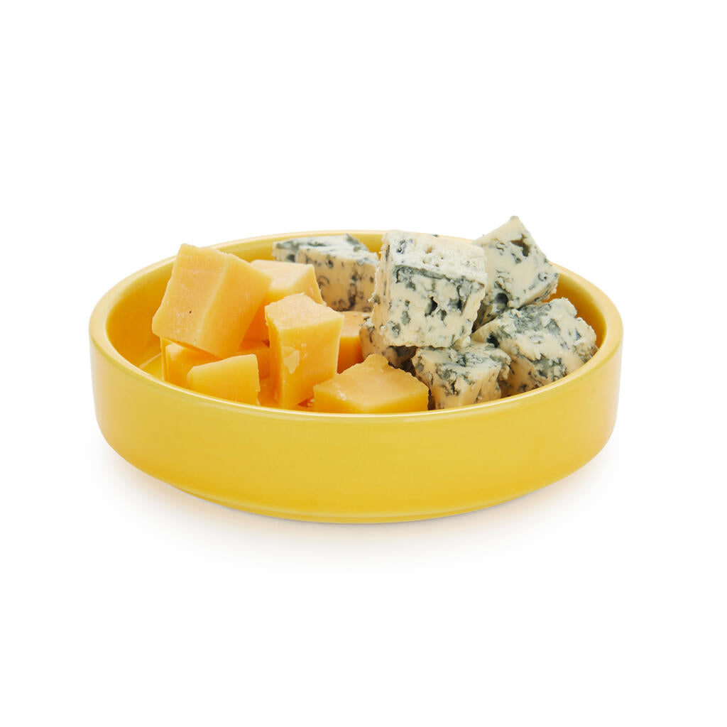 Cuenco para aperitivos Manchego Cheese amarillo de Balvi