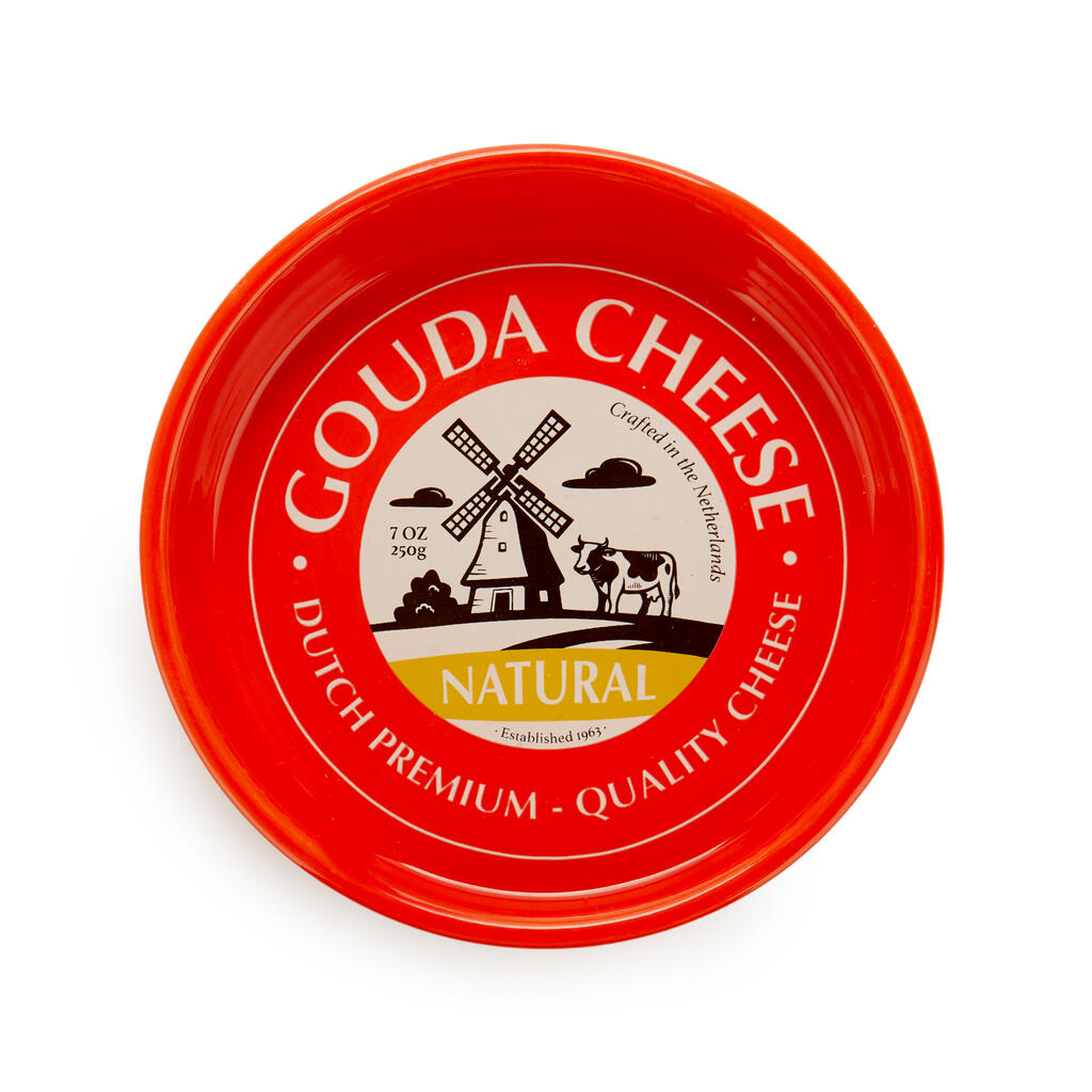 Cuenco para aperitivos Gouda Cheese rojo de cerámica Balvi