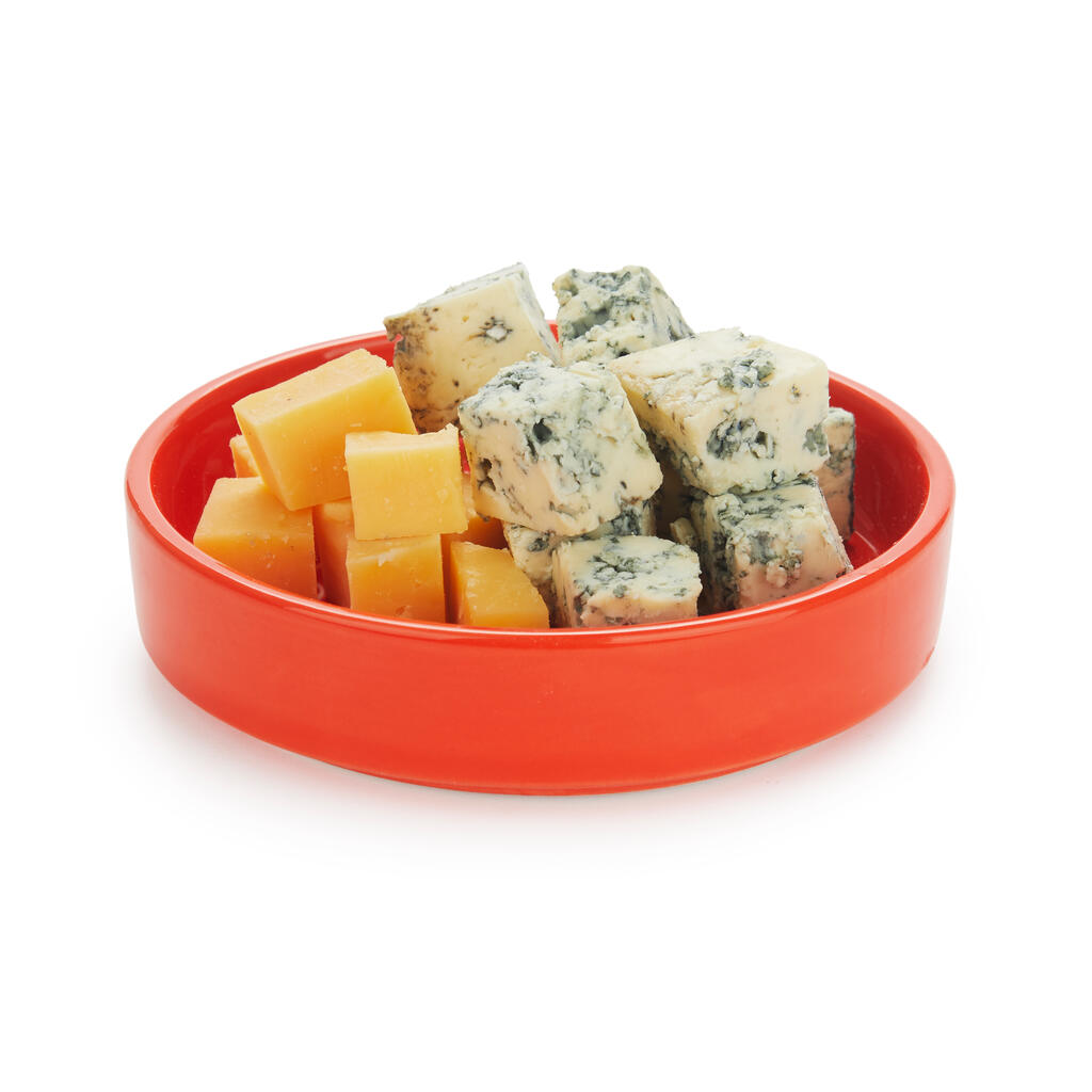 Cuenco para aperitivos Gouda Cheese rojo de cerámica Balvi